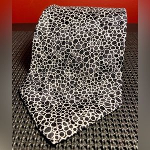 Ties By Armand Black White Design Circles 60"
